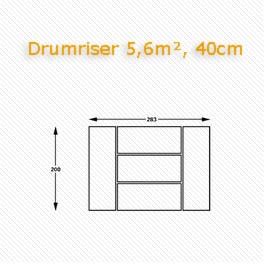 Drumriser, Podium, Bühnentechnik.