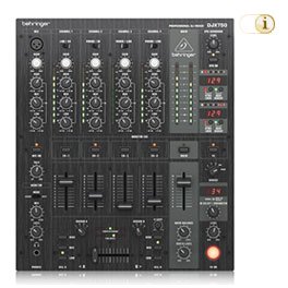 Behringer DJX750 Pro Mixer 5-Kanal DJ Mixer.