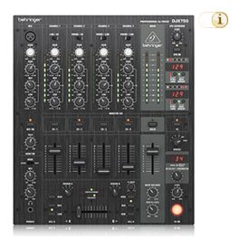 Behringer DJX750 Pro Mixer 5-Kanal DJ Mixer.