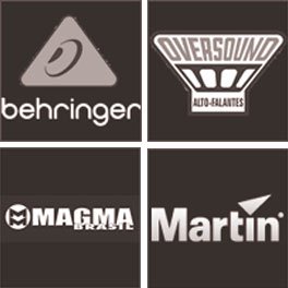 Soundsystemhersteller-Logos.