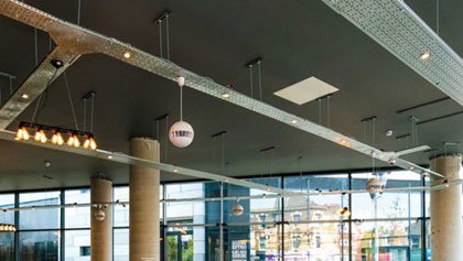 Festinstallation, Geschäftsräume.