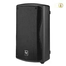 Dieser Full- Range Speaker von Elekto Voice ist klassisch ausgestattet mit einem 8-Zoll Tiefton-, wie einem 1-Zoll Hochtontreiber.