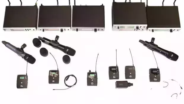 Funkmikrofone und Receiver und diverse Taschensender mieten.
